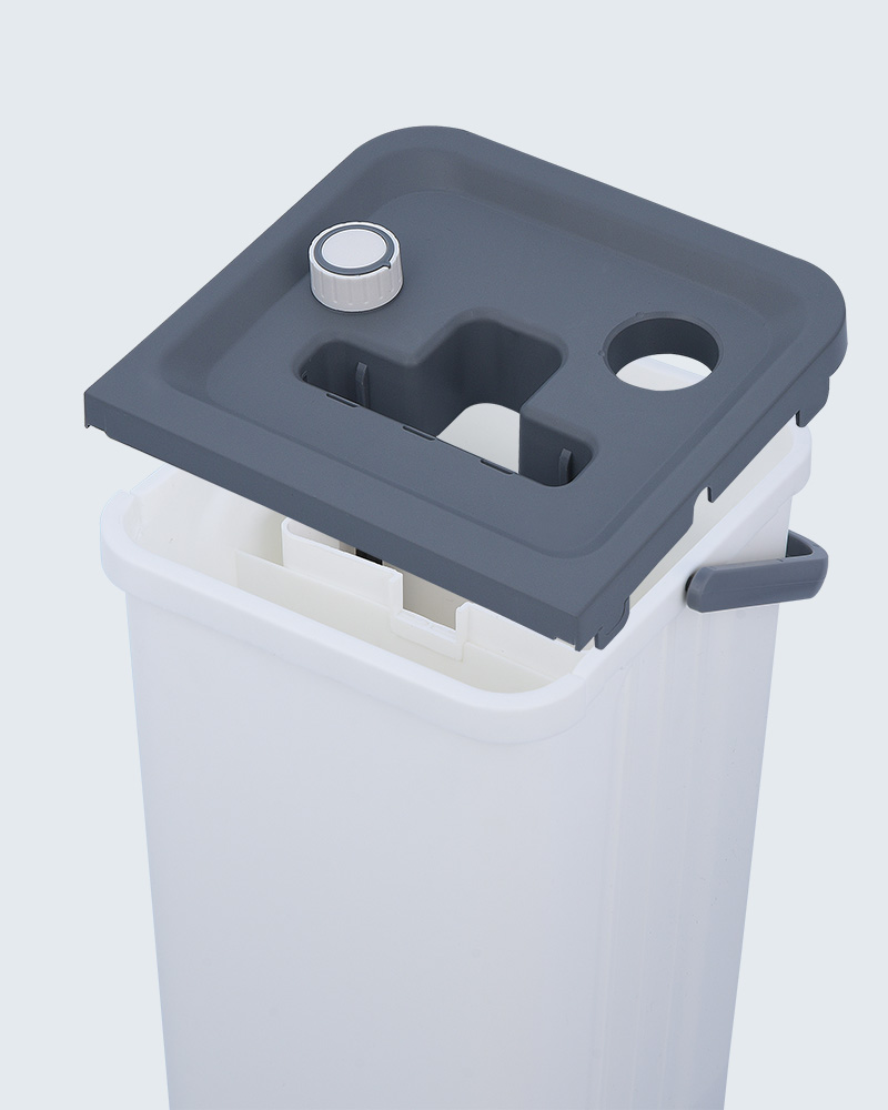 Set de găleți pentru mop pentru separarea apei curate și murdare