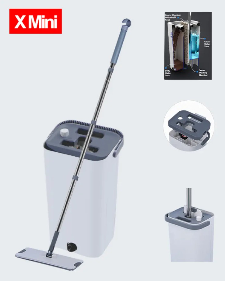 Cum funcționează un set de găleți plat pentru mop?