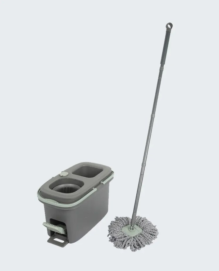 Cum funcționează un set de găleți plat pentru mop?